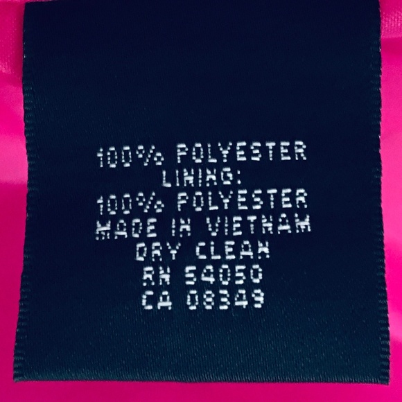 Kasper Floral Embroidered Cropped Fuchsia Blazer - Picture 5 of 8